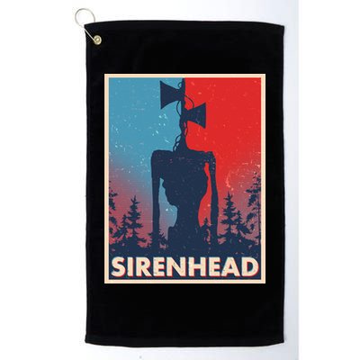 Halloween Creepy Sirenhead Vintage Golf Towel