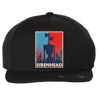 Halloween Creepy Sirenhead Vintage Wool Snapback Cap