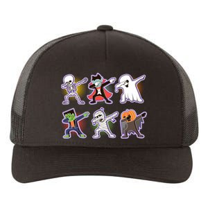 Halloween Cute Funny Dabbing Monsters Yupoong Adult 5-Panel Trucker Hat