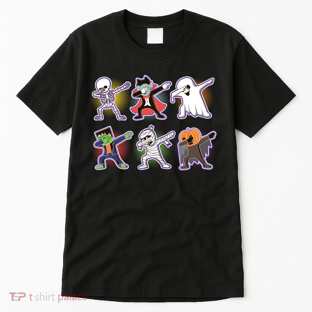 Halloween Cute Funny Dabbing Monsters Tall T-Shirt