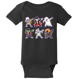 Halloween Cute Funny Dabbing Monsters Baby Bodysuit