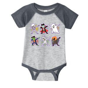 Halloween Cute Funny Dabbing Monsters Infant Baby Jersey Bodysuit