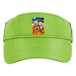 Halloween Dogs and Cats Selfie 2 Adult Drive Performance Visor