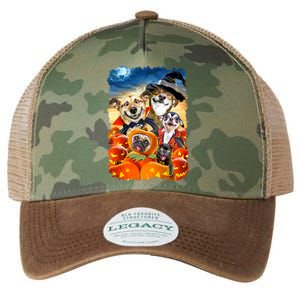 Halloween Dogs and Cats Selfie 2 Legacy Tie Dye Trucker Hat