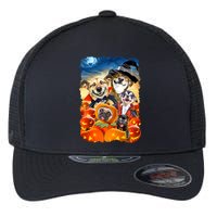 Halloween Dogs and Cats Selfie 2 Flexfit Unipanel Trucker Cap