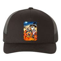 Halloween Dogs and Cats Selfie 2 Yupoong Adult 5-Panel Trucker Hat