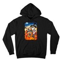 Halloween Dogs and Cats Selfie 2 Hoodie