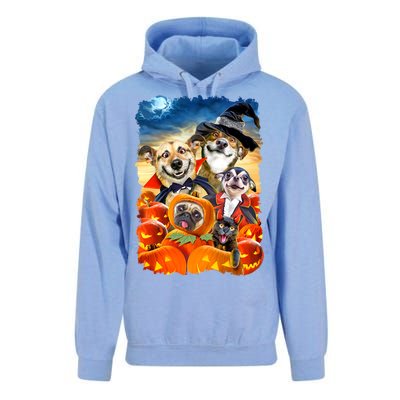 Halloween Dogs and Cats Selfie 2 Unisex Surf Hoodie