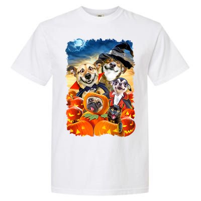 Halloween Dogs and Cats Selfie 2 Garment-Dyed Heavyweight T-Shirt