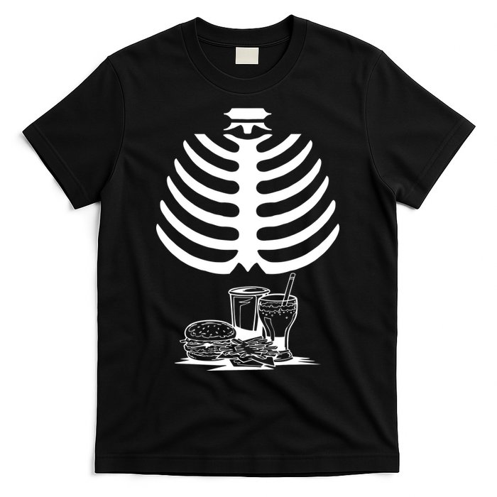 Halloween fast food skeleton T-Shirt
