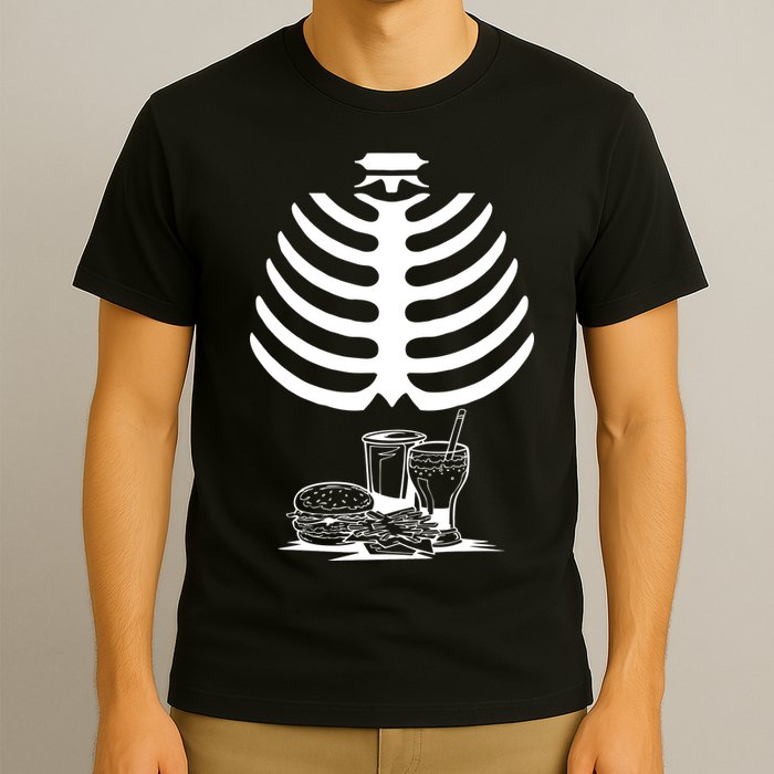 Halloween fast food skeleton T-Shirt