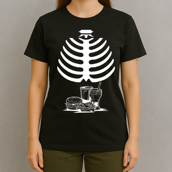 Halloween fast food skeleton T-Shirt