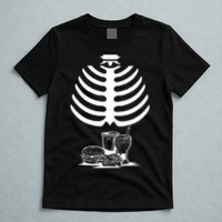 Halloween fast food skeleton T-Shirt