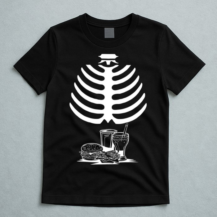 Halloween fast food skeleton T-Shirt