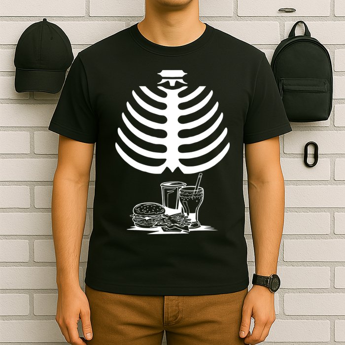 Halloween fast food skeleton T-Shirt
