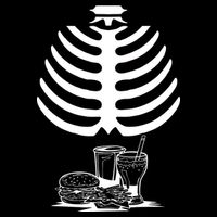 Halloween fast food skeleton Baby Bodysuit