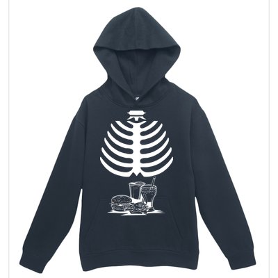 Halloween fast food skeleton Urban Pullover Hoodie