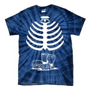 Halloween fast food skeleton Tie-Dye T-Shirt