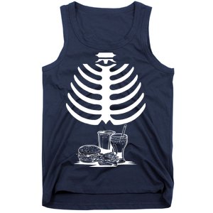 Halloween fast food skeleton Tank Top