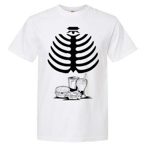 Halloween fast food skeleton Garment-Dyed Heavyweight T-Shirt