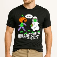 Halloween Funny Quarantoween 6 Feet Pumpkin Ghost Cooling Performance Crew T-Shirt