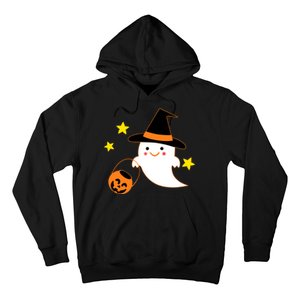 Halloween Ghost Kawaii Trick or Treating Pumpkin Hoodie