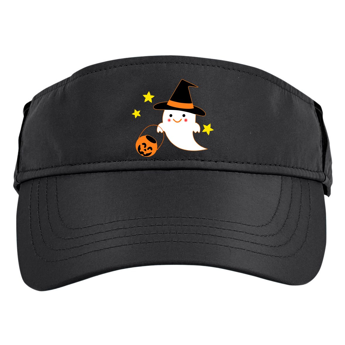 Halloween Ghost Kawaii Trick or Treating Pumpkin Adult Drive Performance Visor