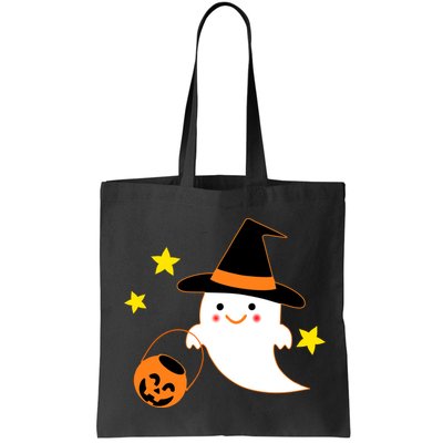 Halloween Ghost Kawaii Trick or Treating Pumpkin Bag