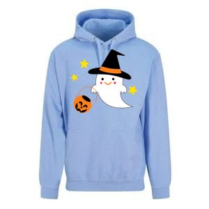 Halloween Ghost Kawaii Trick or Treating Pumpkin Unisex Surf Hoodie