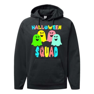 Halloween Ghost Squad Performance Fleece Hoodie