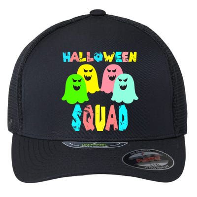 Halloween Ghost Squad Flexfit Unipanel Trucker Cap