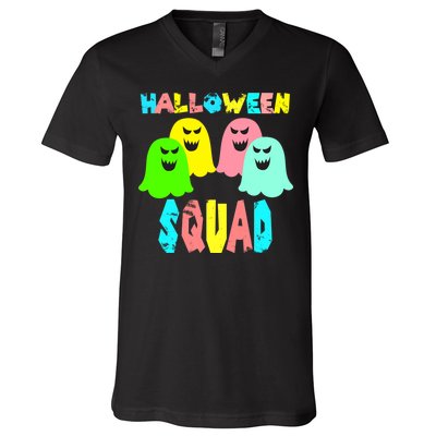 Halloween Ghost Squad V-Neck T-Shirt