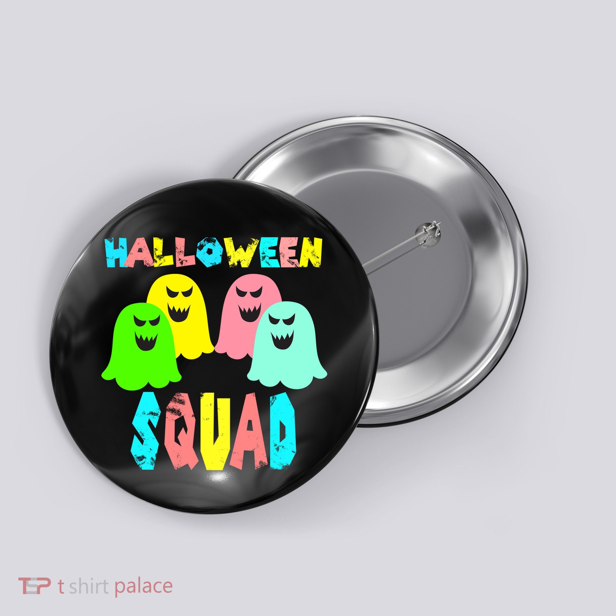 Halloween Ghost Squad Button