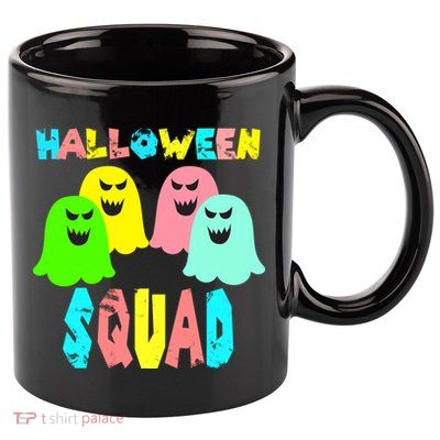 Halloween Ghost Squad 11oz C Handle Ceramic Mug