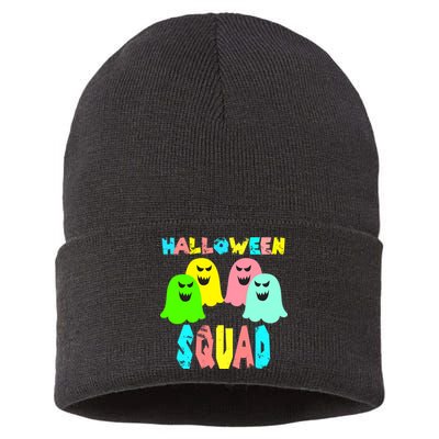 Halloween Ghost Squad Sustainable Knit Beanie