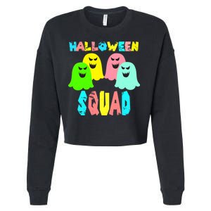 Halloween Ghost Squad Cropped Pullover Crew