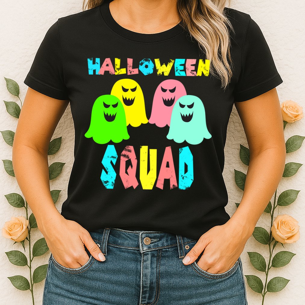Halloween Ghost Squad Womens T-Shirt