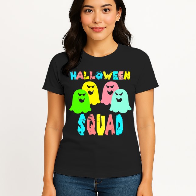 Halloween Ghost Squad Womens T-Shirt