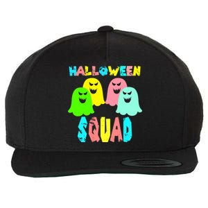 Halloween Ghost Squad Wool Snapback Cap