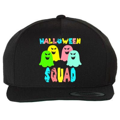 Halloween Ghost Squad Wool Snapback Cap