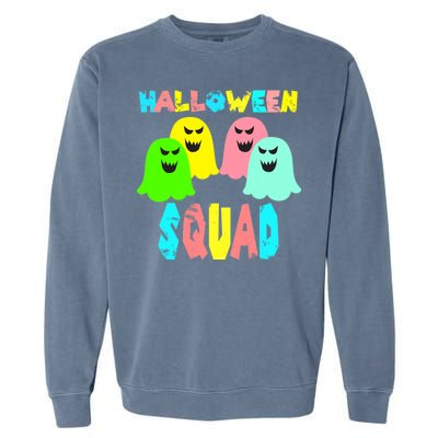 Halloween Ghost Squad Garment-Dyed Sweatshirt