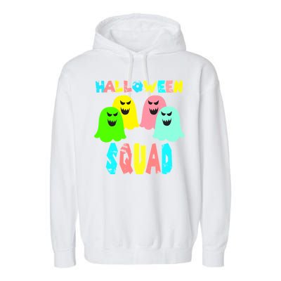 Halloween Ghost Squad Garment-Dyed Fleece Hoodie