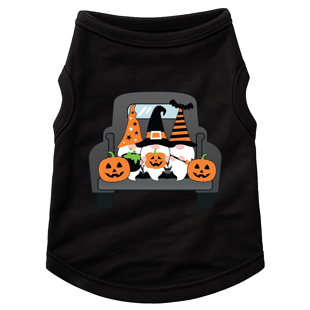 Halloween Gnomes In Truck Doggie Tank