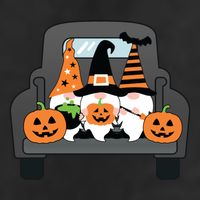 Halloween Gnomes In Truck Adult Drive Performance Visor