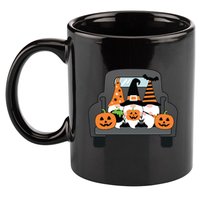Halloween Gnomes In Truck 11oz C Handle Ceramic Mug