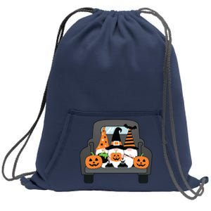 Halloween Gnomes In Truck Sweatshirt Cinch Pack Bag