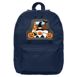 Halloween Gnomes In Truck 16 in Basic Backpack