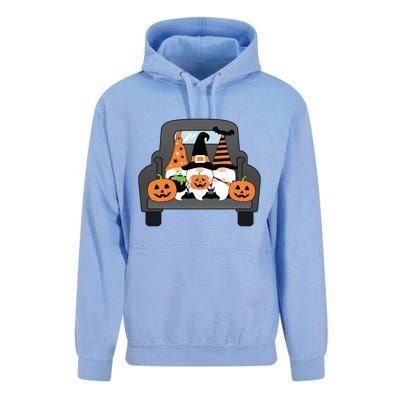 Halloween Gnomes In Truck Unisex Surf Hoodie