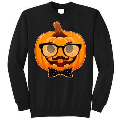 Halloween Hipster Pumpkin Sweatshirt