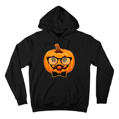 Halloween Hipster Pumpkin Tall Hoodie